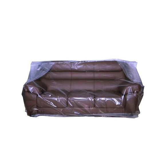 New Wowfit Furniture Cover Plastic Bag (Sofa) 92W x 42D x 62/41H Inches Storage - Picture 2 of 5